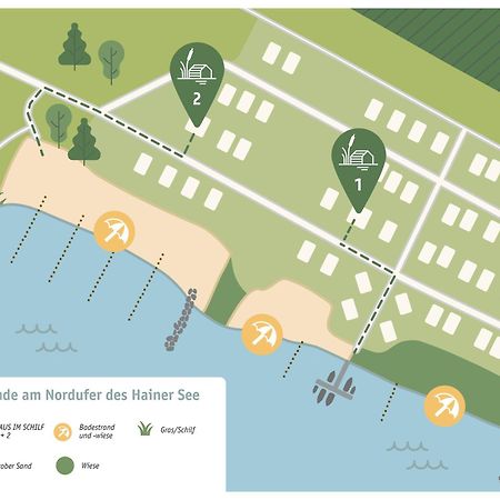 Haus Im Schilf 1 - Ferienwohnungen Am Hainer See Bei Leipzig Neukieritzsch Esterno foto