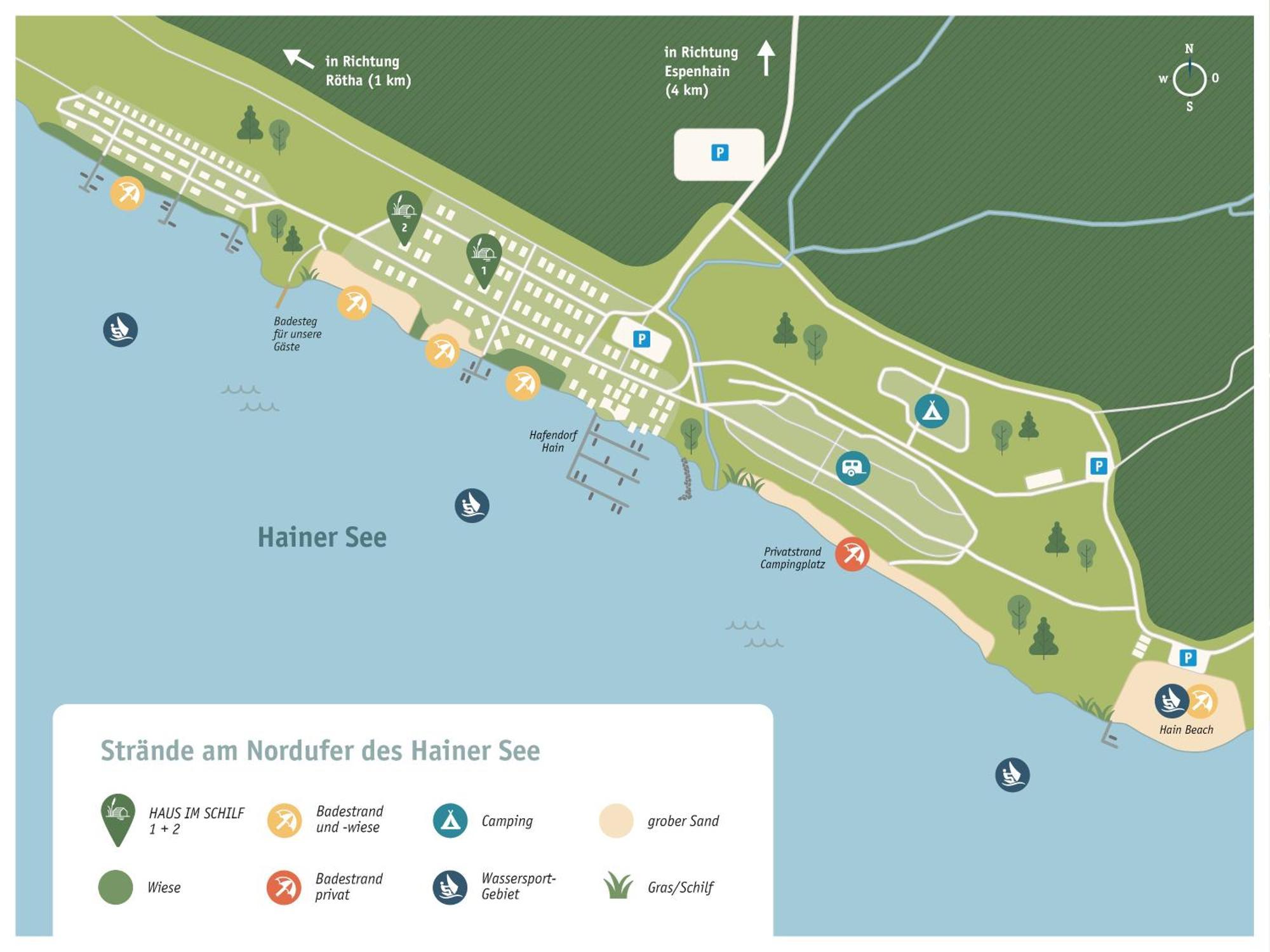 Haus Im Schilf 1 - Ferienwohnungen Am Hainer See Bei Leipzig Neukieritzsch Esterno foto