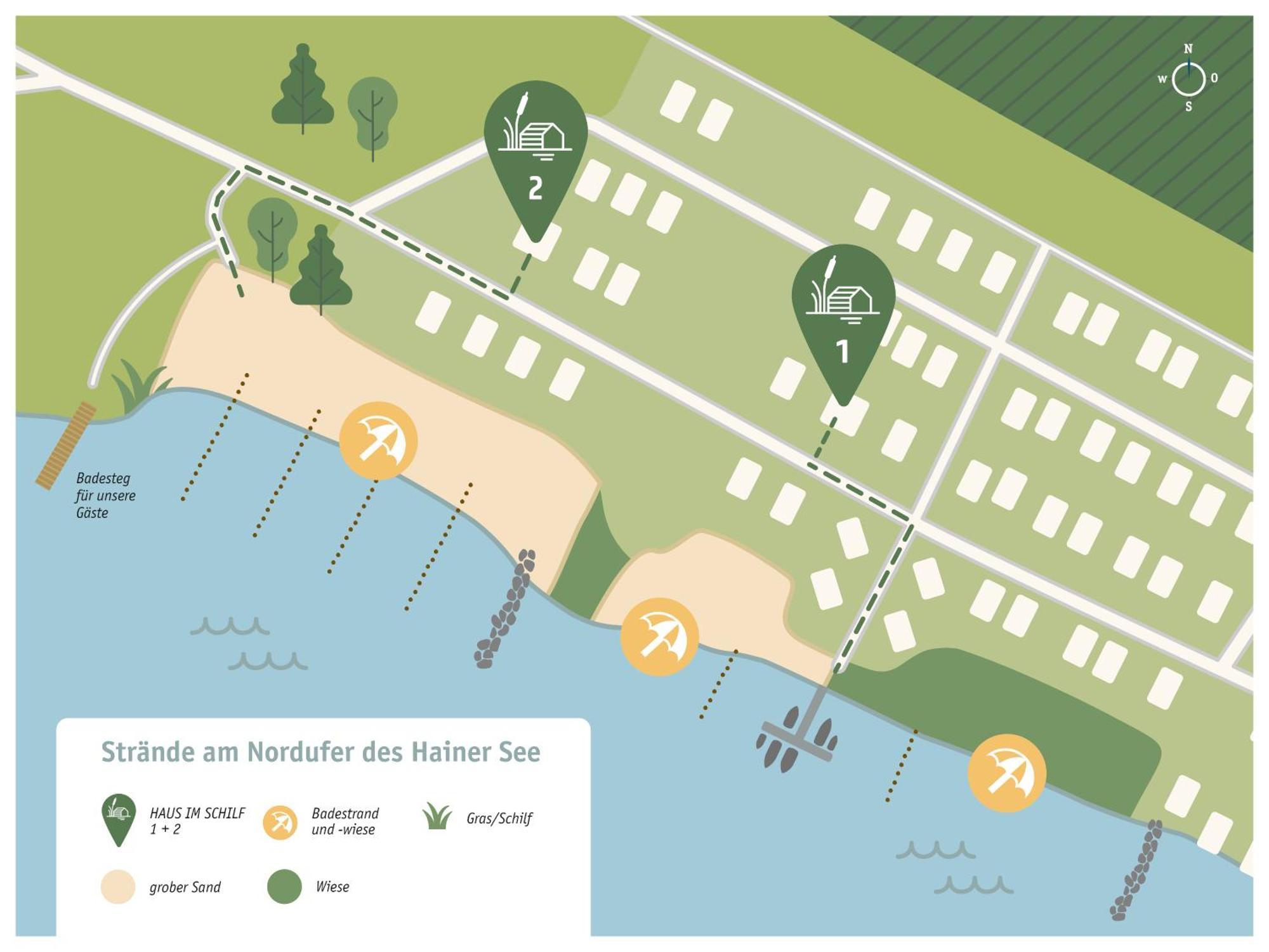 Haus Im Schilf 1 - Ferienwohnungen Am Hainer See Bei Leipzig Neukieritzsch Esterno foto